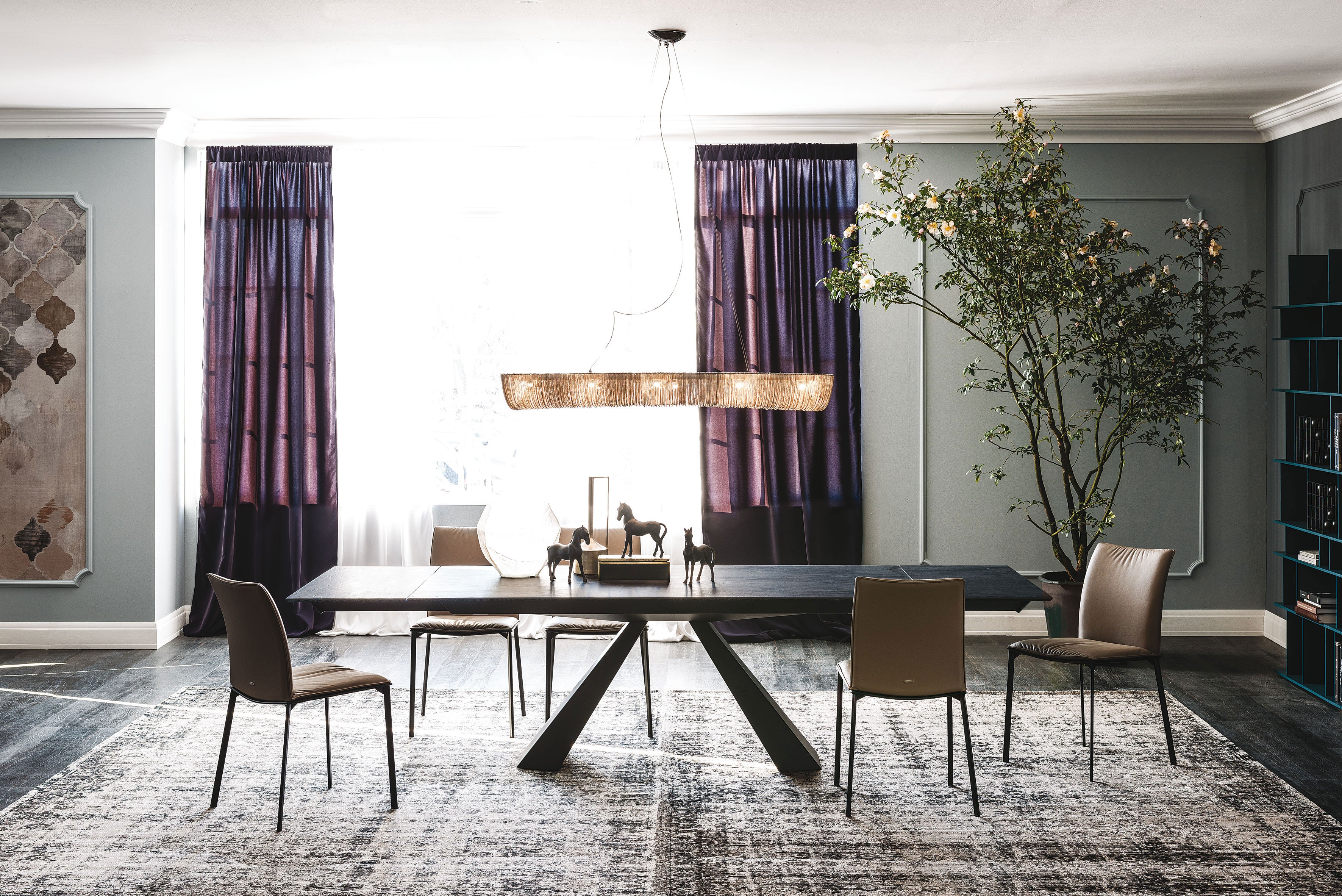 Cattelan Italia Eliot Keramik Drive Extendable Dining Table 160-236