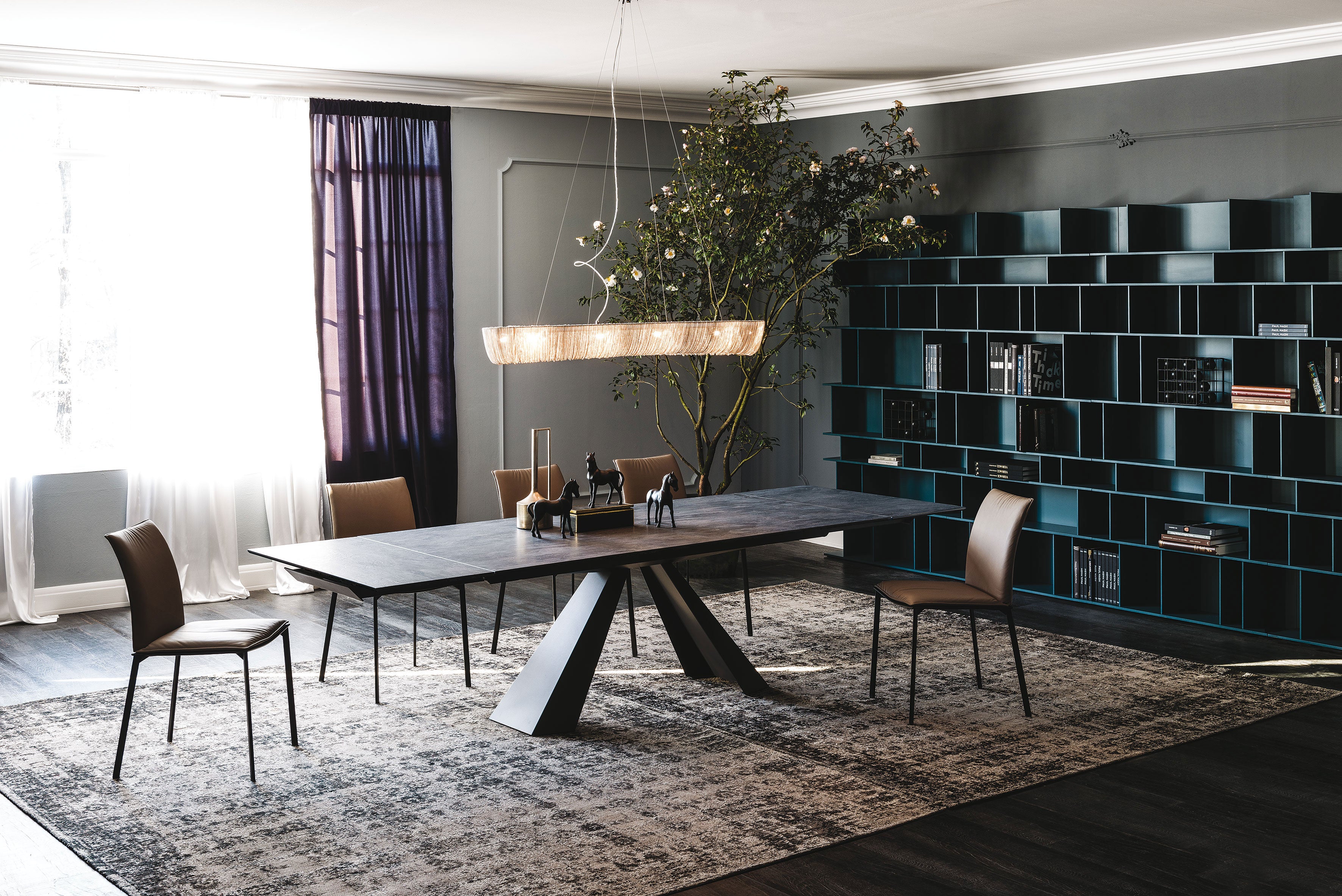 Cattelan Italia Eliot Keramik Drive Extendable Dining Table 160-236