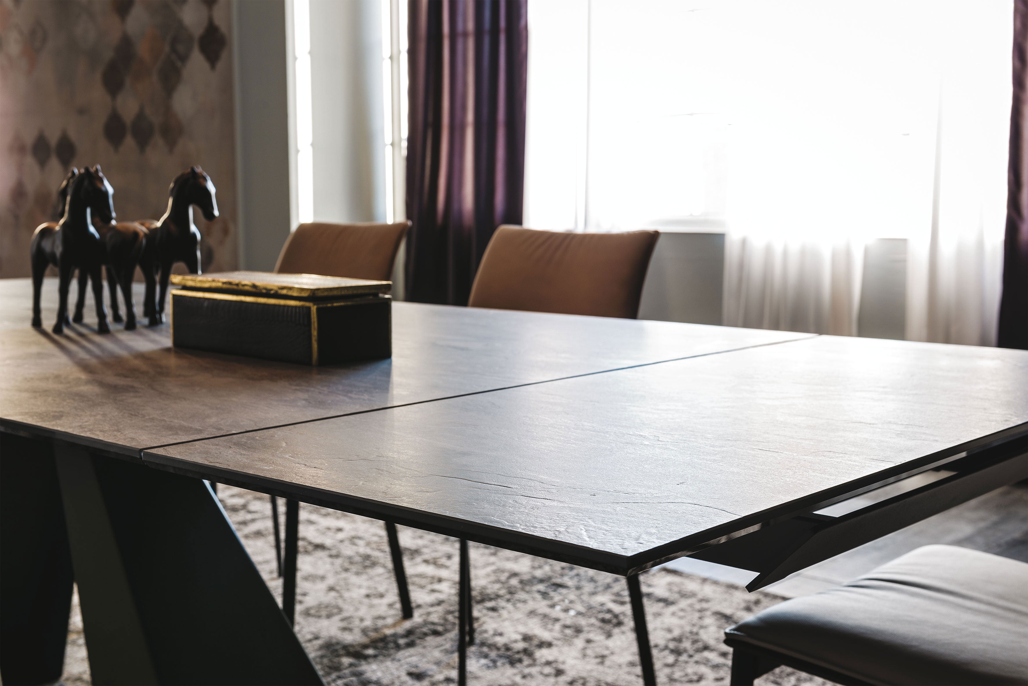 Cattelan Italia Eliot Keramik Drive Extendable Dining Table 160-236