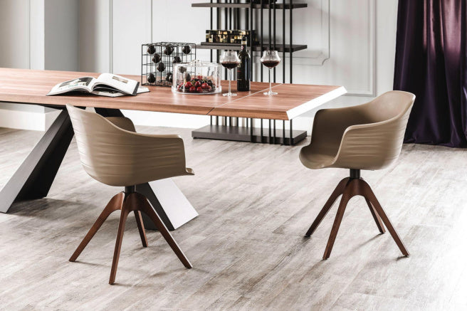 Cattelan Italia Eliot Wood Drive Dining Table