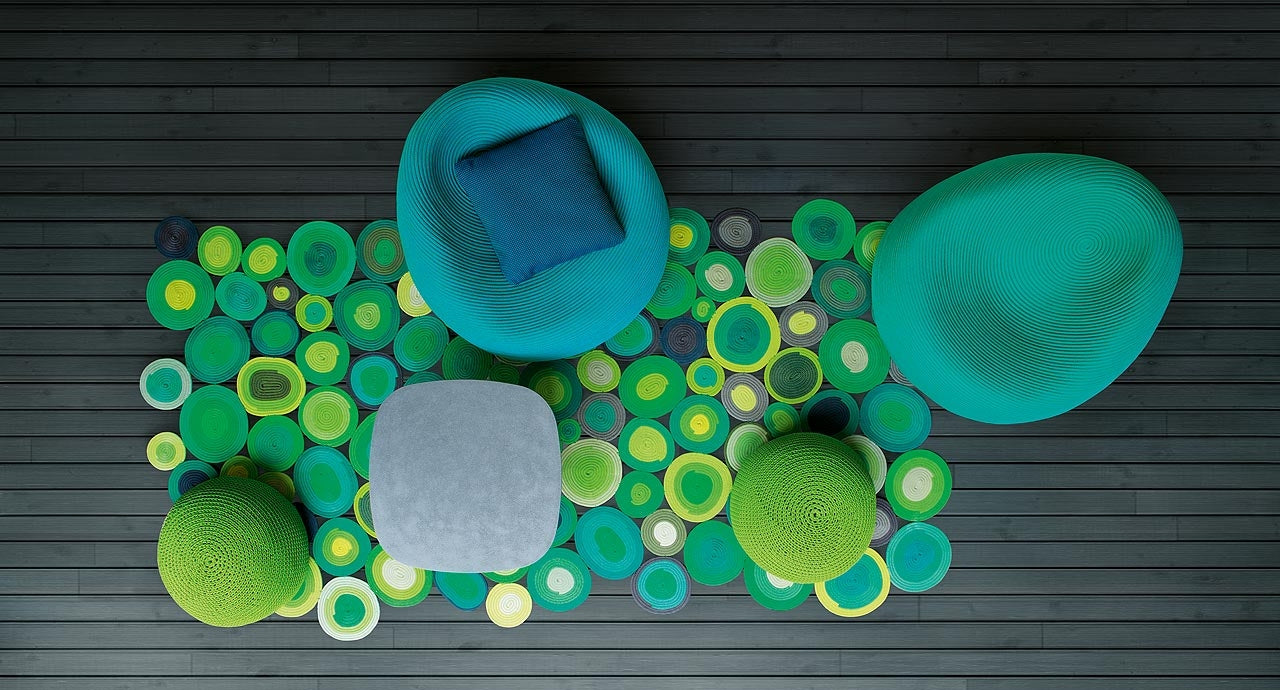 Paola Lenti Ellissi Indoor Outdoor Rug