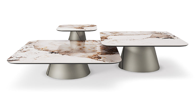 Cattelan Italia ALBERT Keramik S Coffee Table ◻100x100x38h