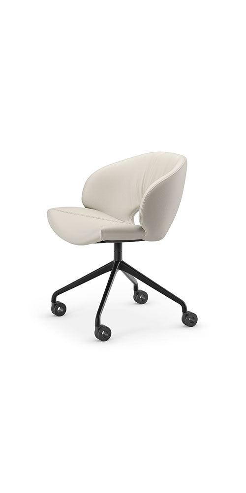 Cattelan Italia Miranda Wheels Swivel Office Armchair