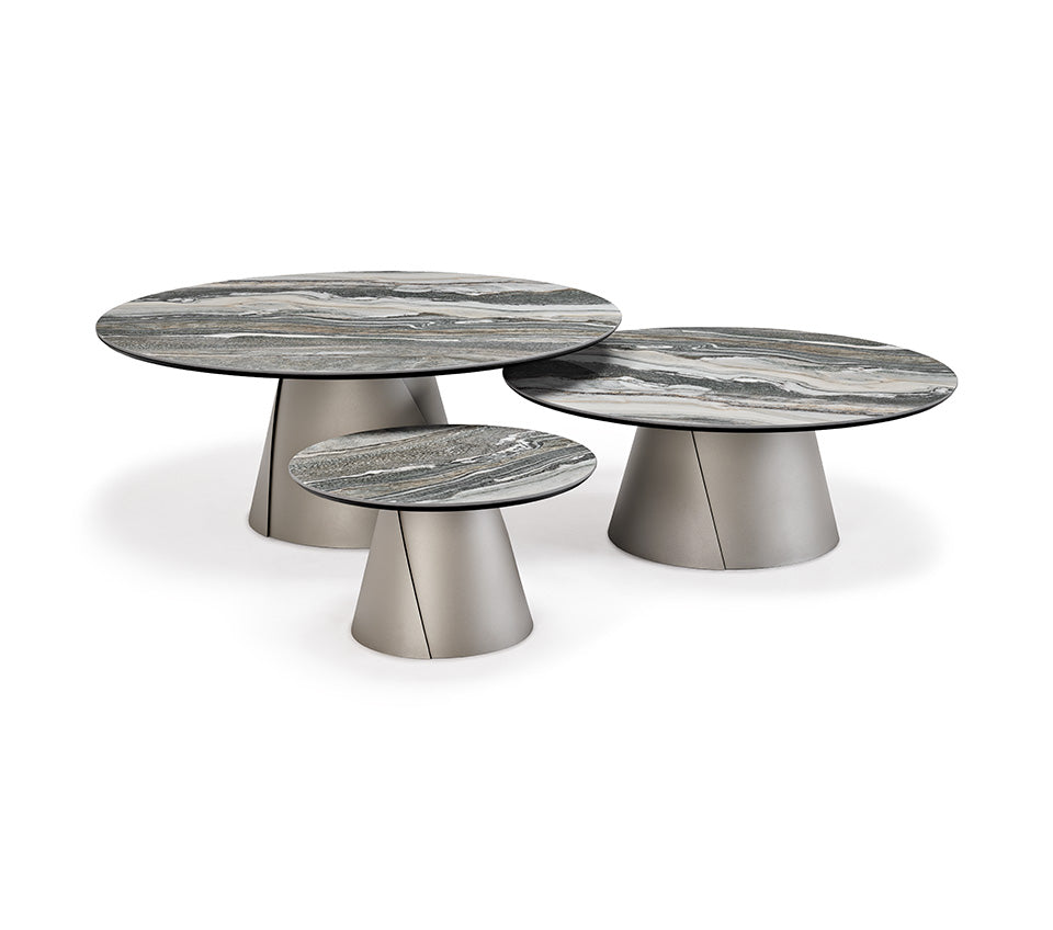 Cattelan Italia ALBERT Keramik Coffee Table Set of 3 ø 59