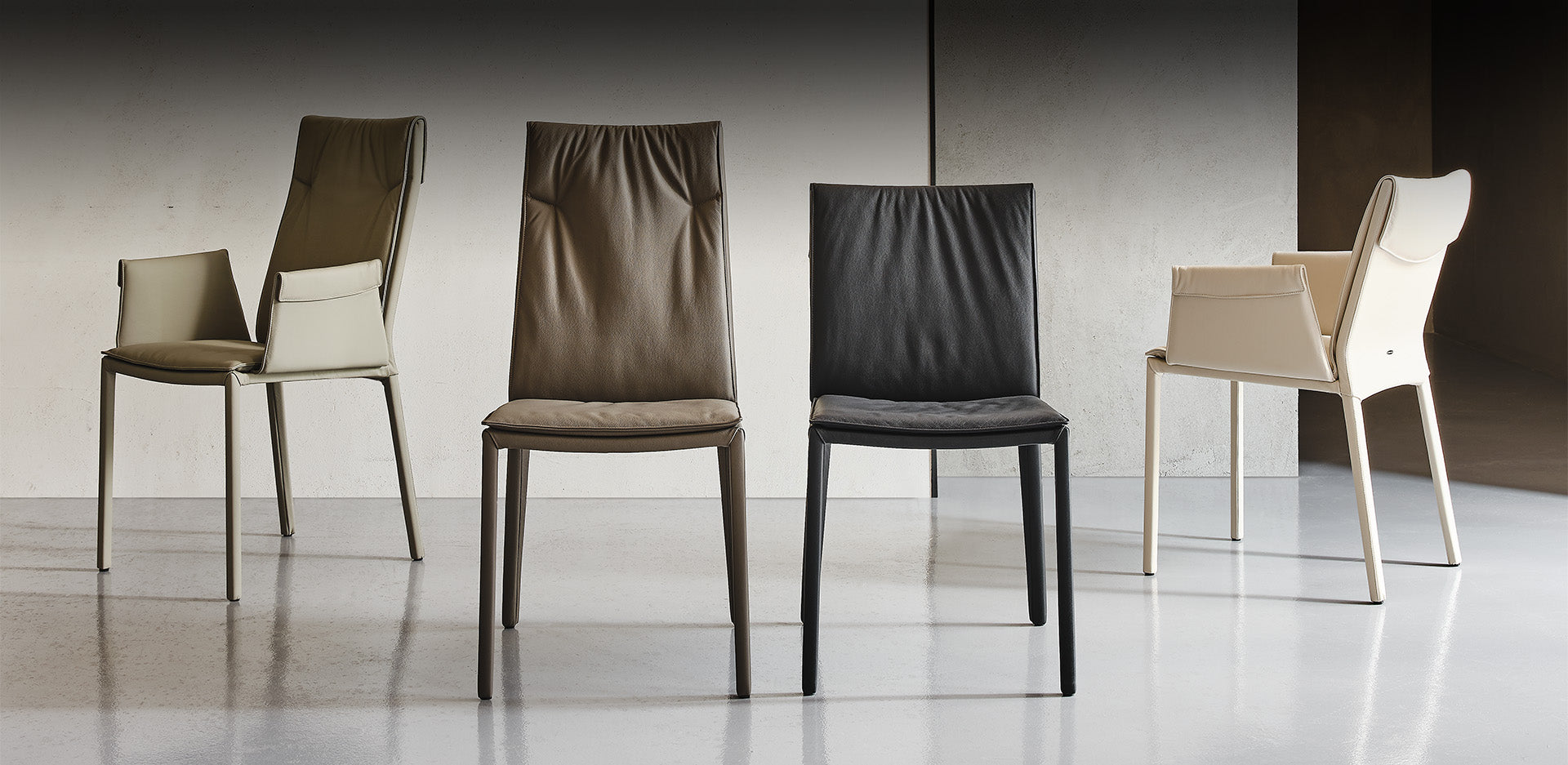 Cattelan Italia Isabel High Back with armrest Dining Chair