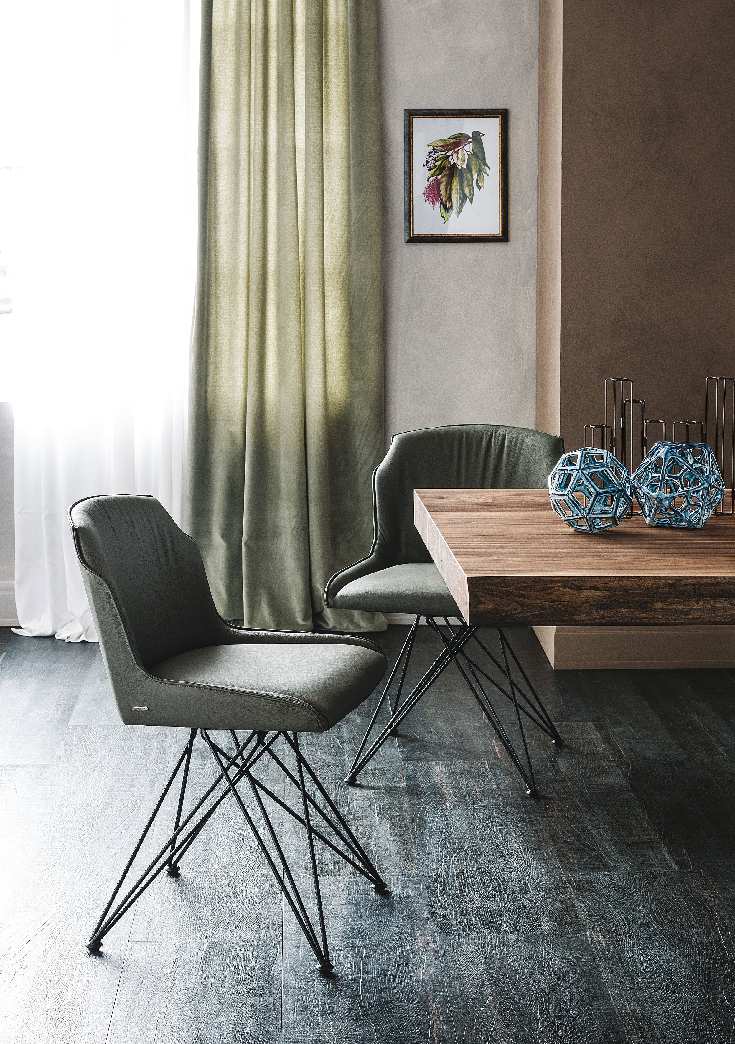Cattelan Italia Flaminia Swiveling Chair With Or Without Arms