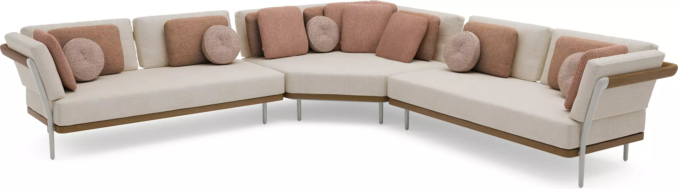 Manutti Flows Concept 9 flint Teak