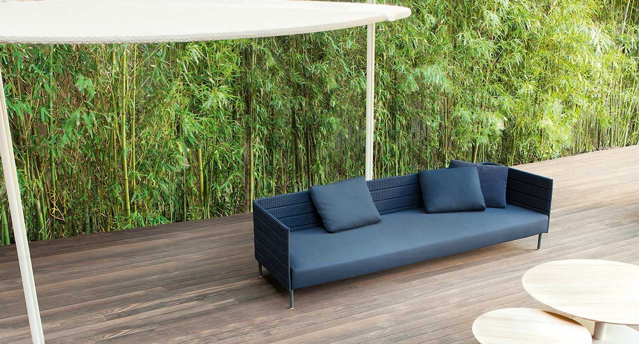 Paola Lenti Frame On Sofa In White