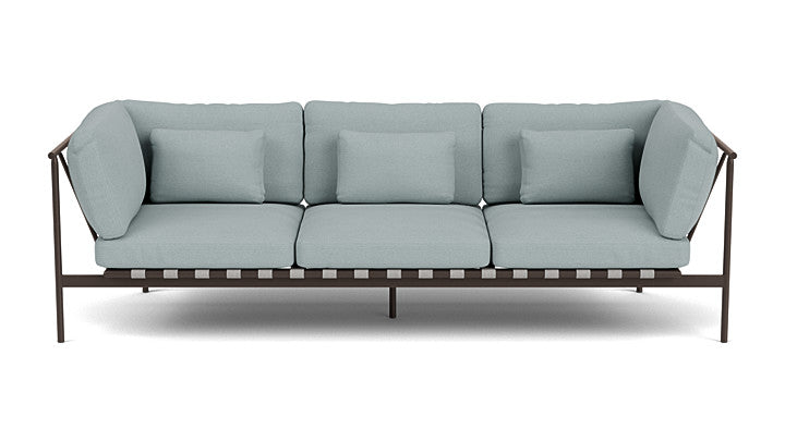 Barlow Tyrie Around Deep Seating Triple Lounge Sofa with Aluminium Arms