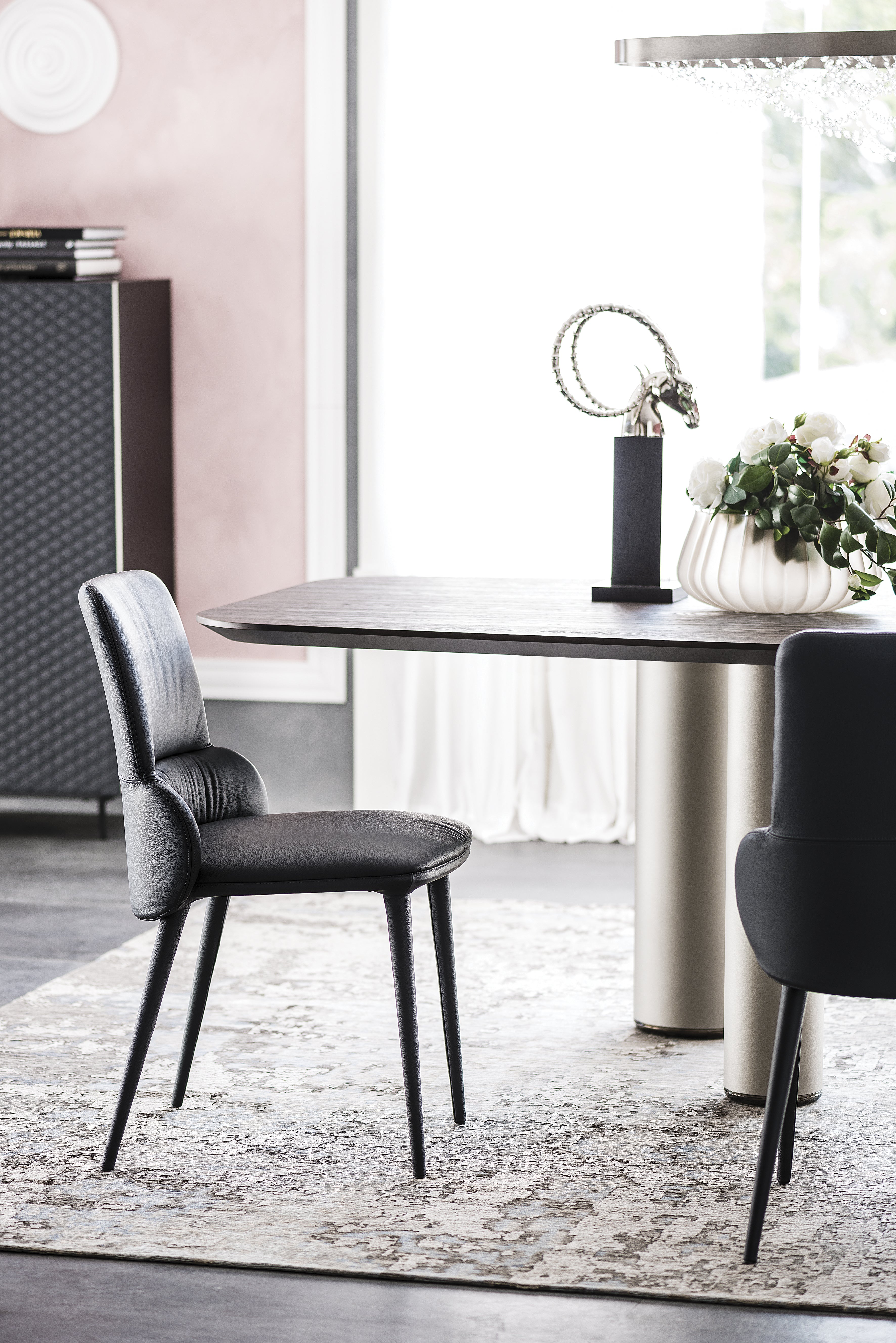 Cattelan Italia Ginger Chair With Steel Frame