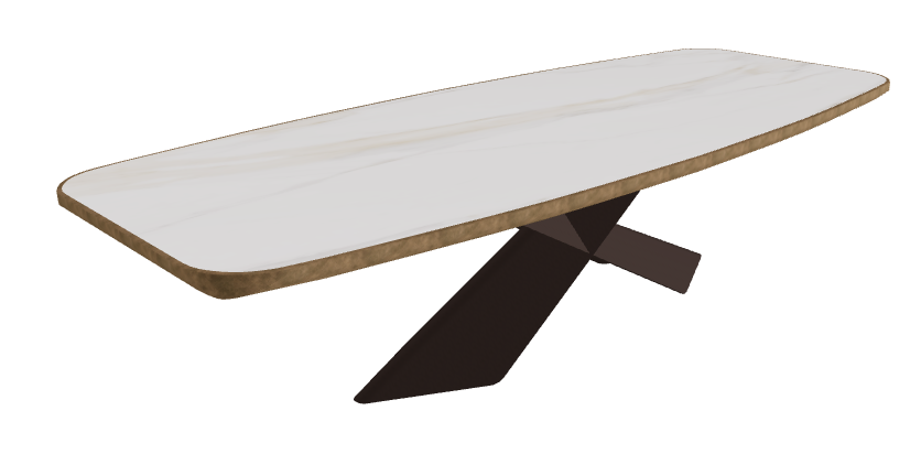 Glossy Golden Calacatta_Bronze Embossed_Brushed Bronze