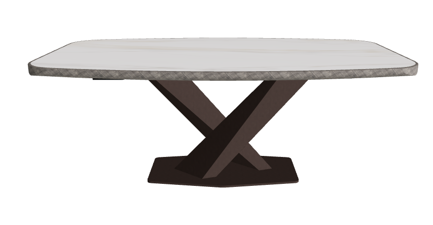 Glossy Golden Calacatta_Bronze Embossed_Brushed Grey