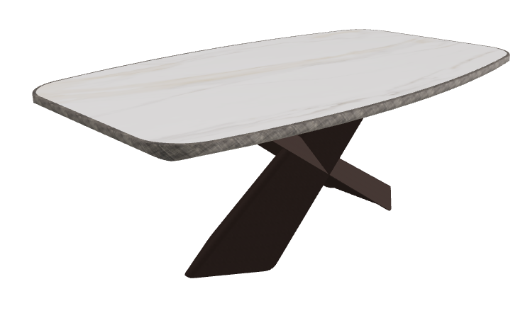 Glossy Golden Calacatta_Bronze Embossed_Brushed Grey