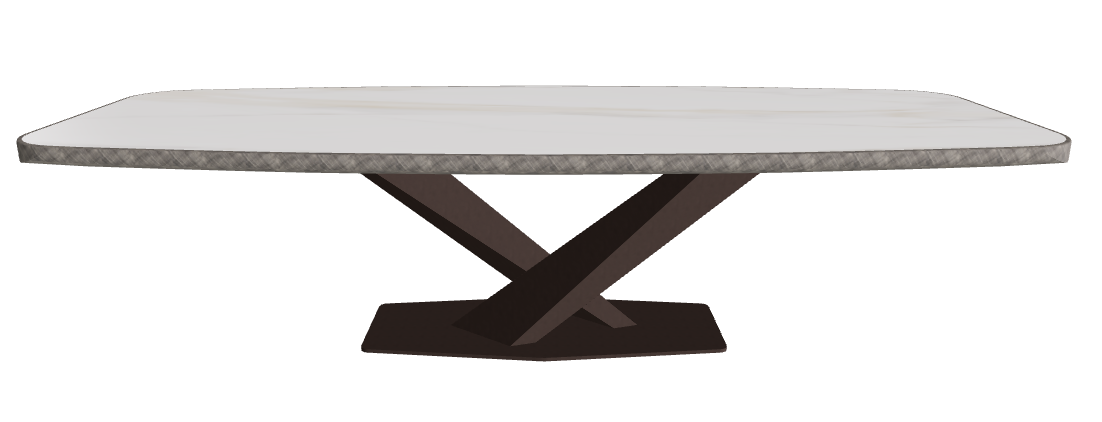 Glossy Golden Calacatta_Bronze Embossed_Brushed Grey