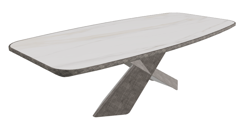 Glossy Golden Calacatta_Brushed Grey_Brushed Grey