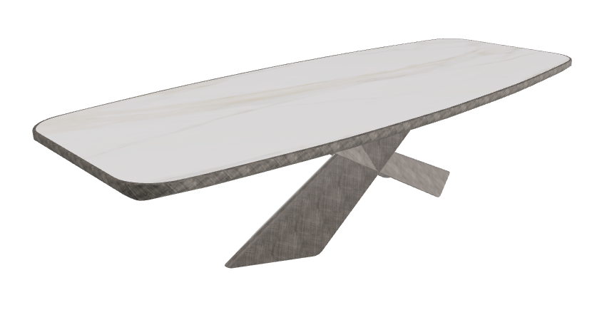 Glossy Golden Calacatta_Brushed Grey_Brushed Grey