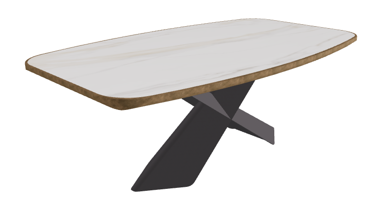 Glossy Golden Calacatta_Graphite Embossed_Brushed Bronze