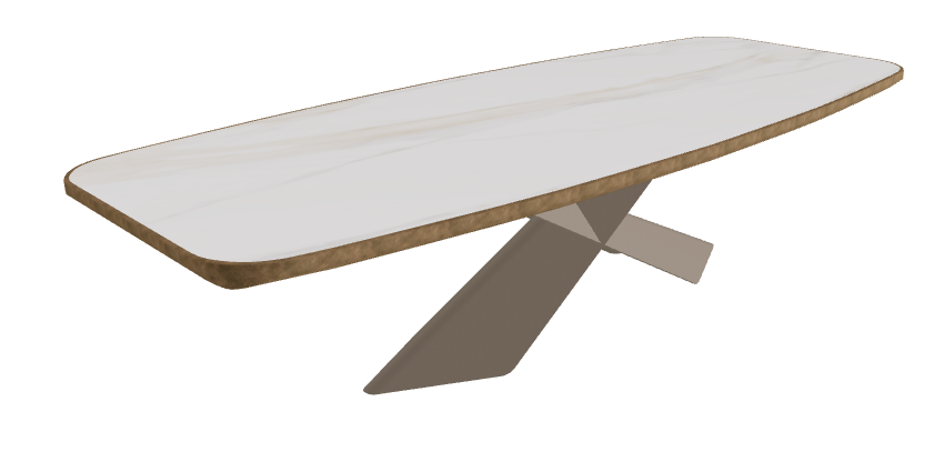 Glossy Golden Calacatta_Titanium Embossed_Brushed Bronze