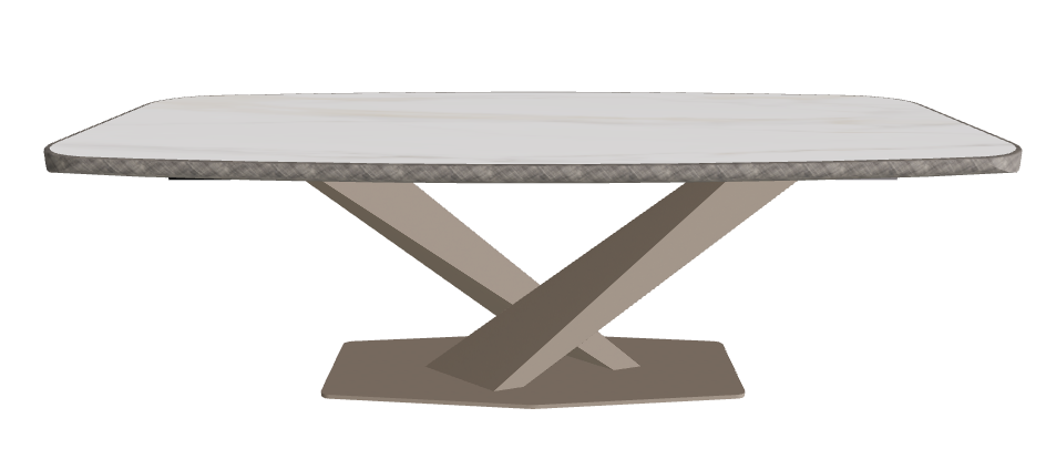 Glossy Golden Calacatta_Titanium Embossed_Brushed Grey