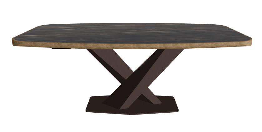 Glossy Portoro_Bronze Embossed_Brushed Bronze