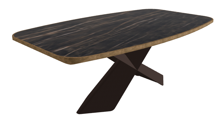 Glossy Portoro_Bronze Embossed_Brushed Bronze