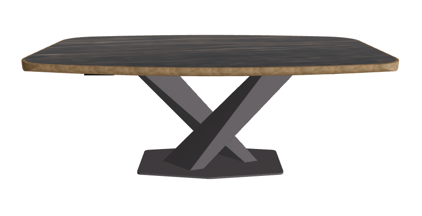 Glossy Portoro_Graphite Embossed_Brushed Bronze