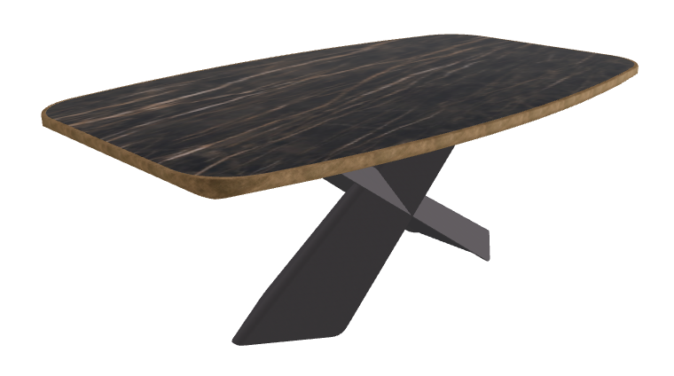 Glossy Portoro_Graphite Embossed_Brushed Bronze