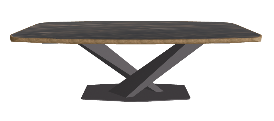 Glossy Portoro_Graphite Embossed_Brushed Bronze