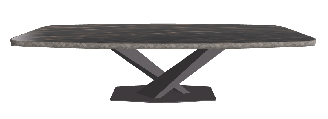 Glossy Portoro_Graphite Embossed_Brushed Grey