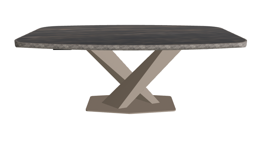 Glossy Portoro_Titanium Embossed_Brushed Grey