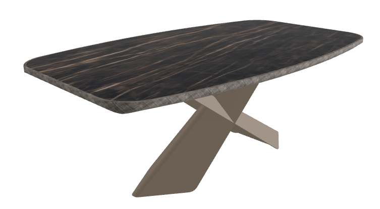 Glossy Portoro_Titanium Embossed_Brushed Grey