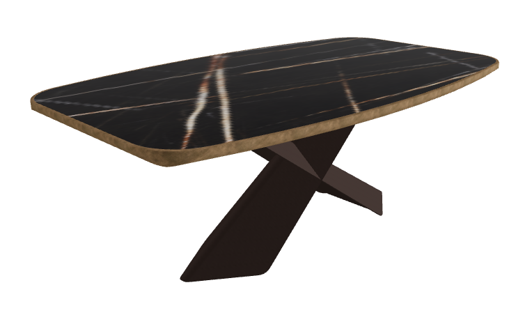 Glossy Sahara Noir_Bronze Embossed_Brushed Bronze