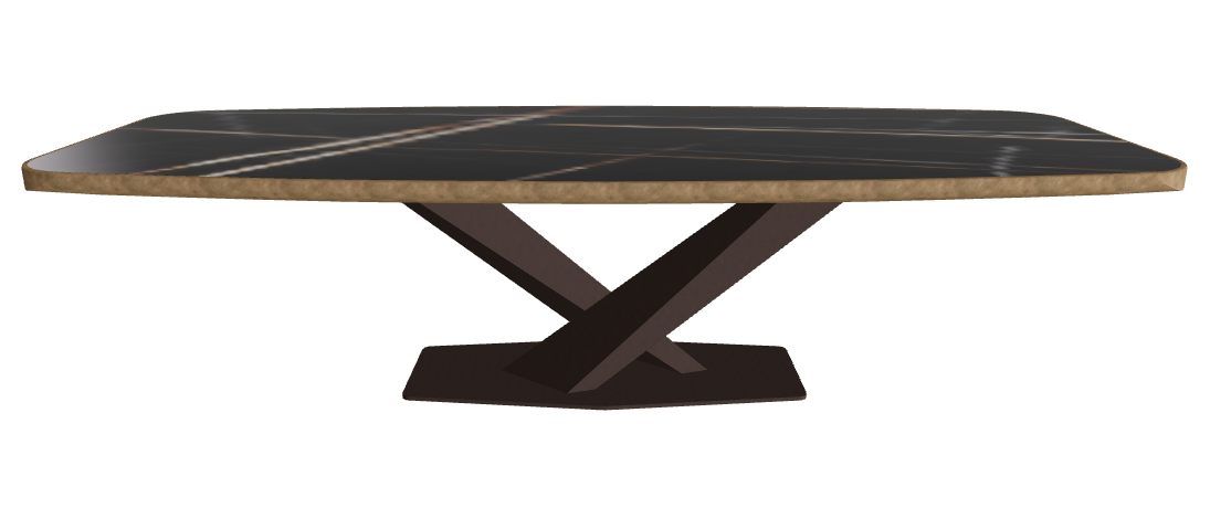 Glossy Sahara Noir_Bronze Embossed_Brushed Bronze