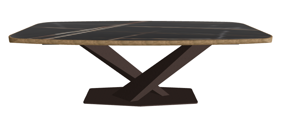 Glossy Sahara Noir_Bronze Embossed_Brushed Bronze