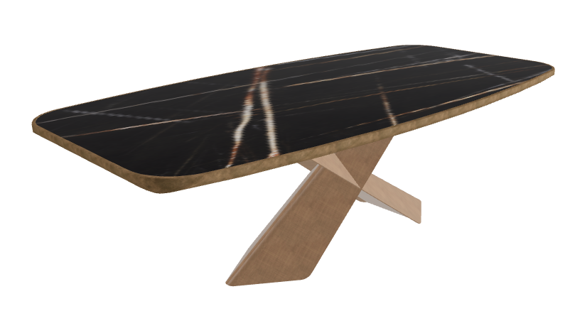 Glossy Sahara Noir_Brushed Bronze_Brushed Bronze