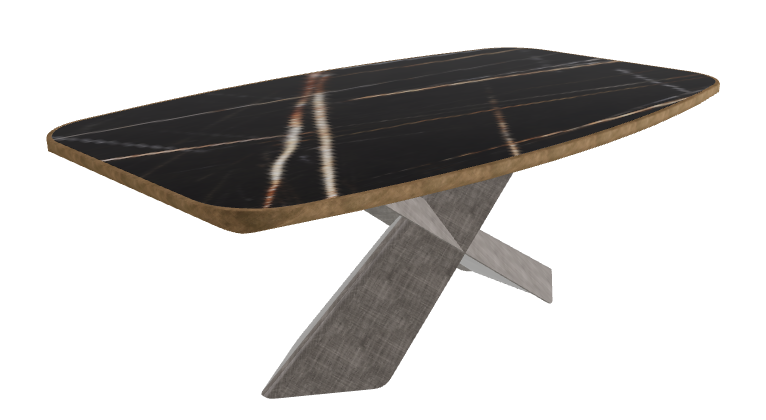 Glossy Sahara Noir_Brushed Grey_Brushed Bronze