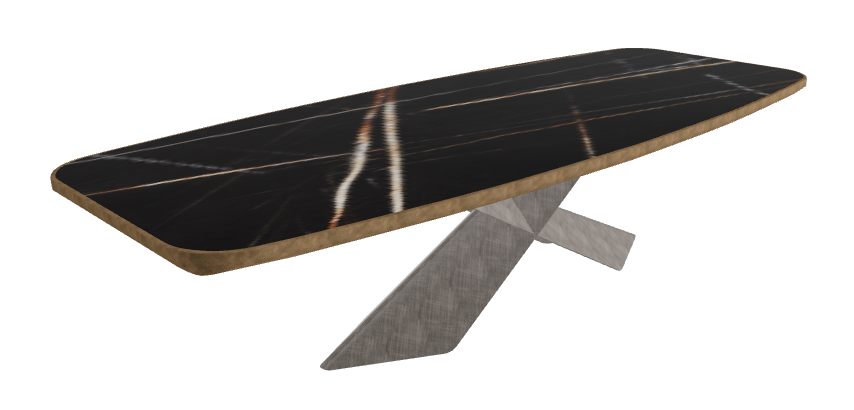 Glossy Sahara Noir_Brushed Grey_Brushed Bronze