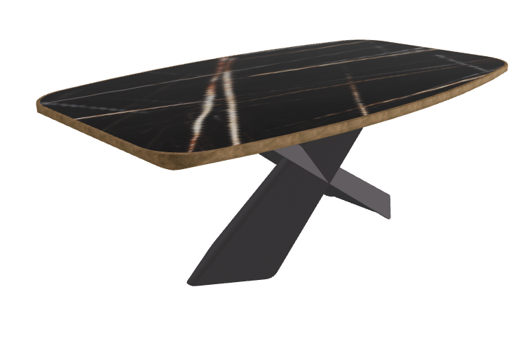 Glossy Sahara Noir_Graphite Embossed_Brushed Bronze