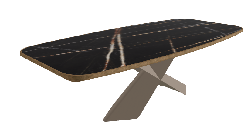 Glossy Sahara Noir_Titanium Embossed_Brushed Bronze