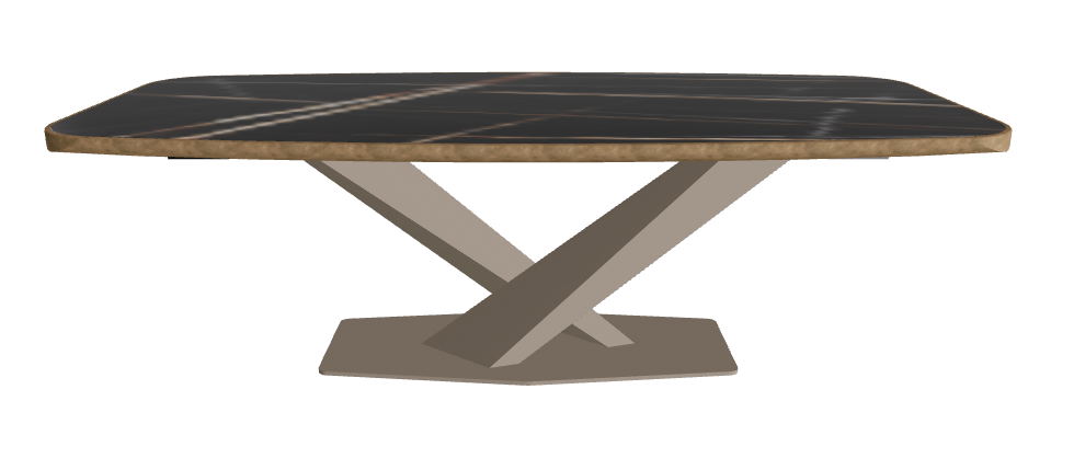 Glossy Sahara Noir_Titanium Embossed_Brushed Bronze