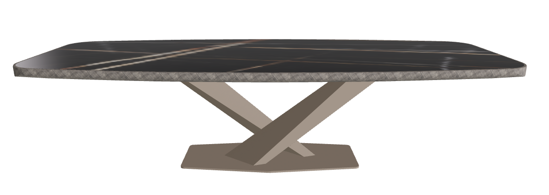 Glossy Sahara Noir_Titanium Embossed_Brushed Grey