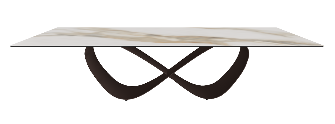 300x120x75h Rectangle Shaped_Glossy Borghini Calacatta_Bronze Embossed