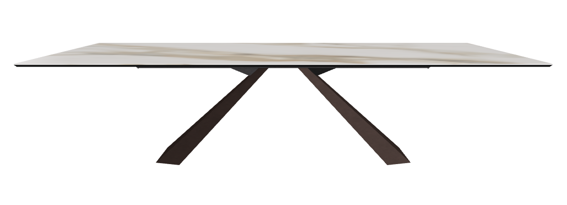 300x120x73h Rectangle Shaped_Glossy Borghini Calacatta_Bronze Embossed