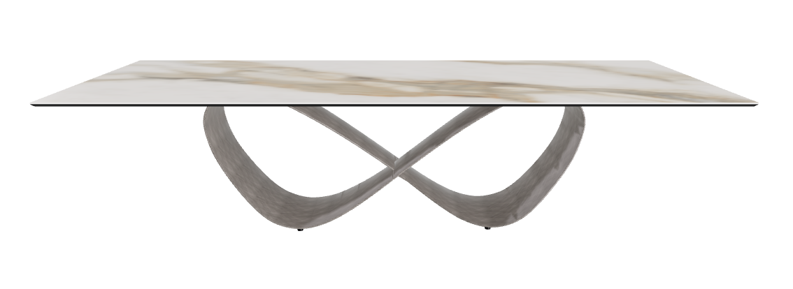 300x120x75h Rectangle Shaped_Glossy Borghini Calacatta_Brushed Grey