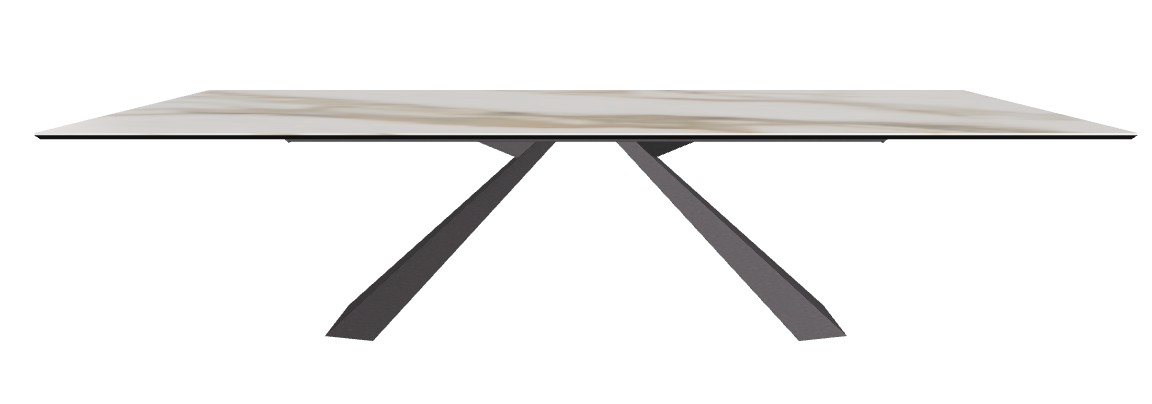 300x120x73h Rectangle Shaped_Glossy Borghini Calacatta_Graphite Embossed