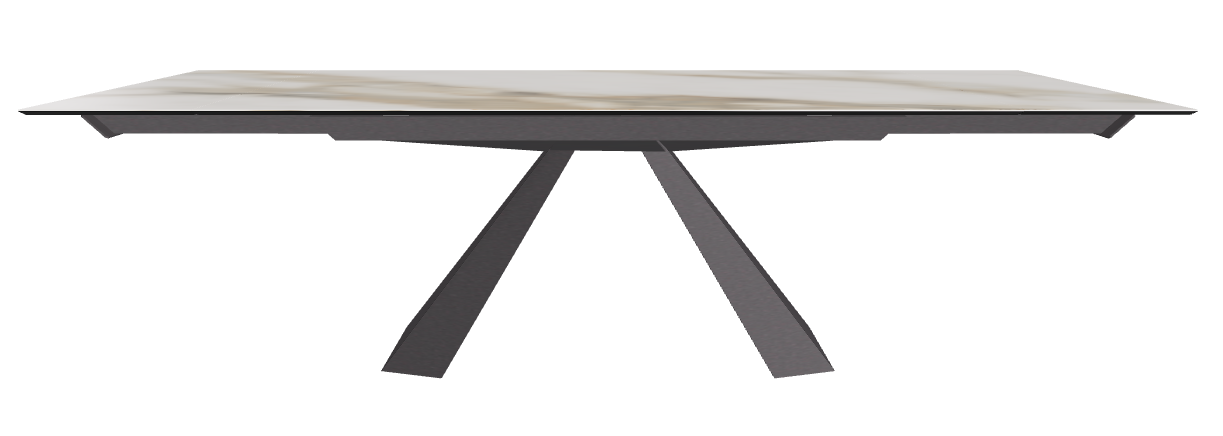 182/258x90x75h Rectangle Shaped_Glossy Borghini Calacatta_Graphite Embossed