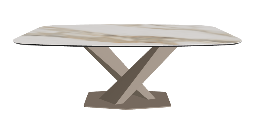 Cattelan Italia Stratos Keramik Barrel Shaped Dining Table – 200x120x75h
