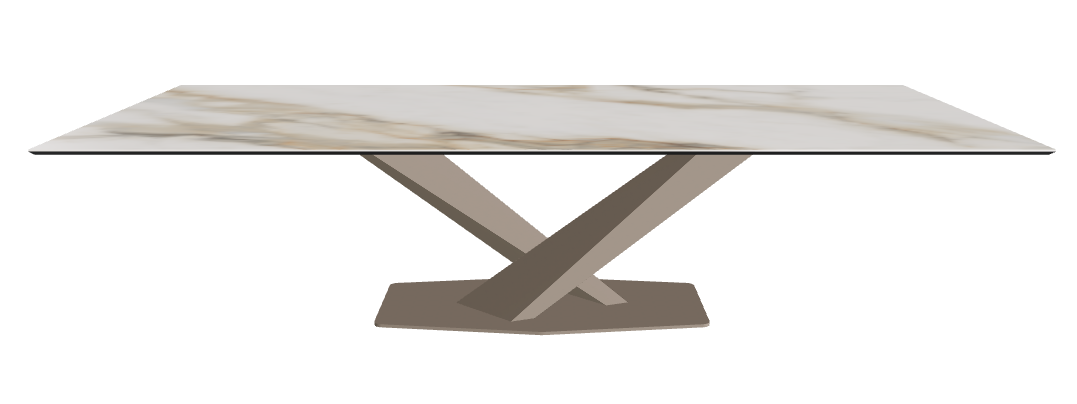 Cattelan Italia Stratos Keramik Rectangular Dining Table – 300x120x75h