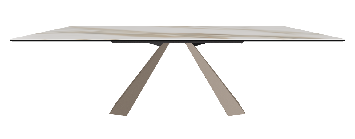 240x120x73h Rectangle Shaped_Glossy Borghini Calacatta_Titanium Embossed