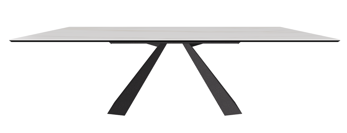 240x120x73h Rectangle Shaped_Glossy Golden Calacatta_Black Embossed